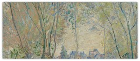 Kép - Claude Monet, Woman Seated under the Willows, reprodukciók (120x50 cm)