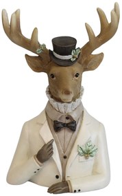 Krém szarvas elegancia 23cm