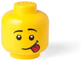 Silly sárga fejformájú tárolódoboz, ⌀ 16,3 cm - LEGO®