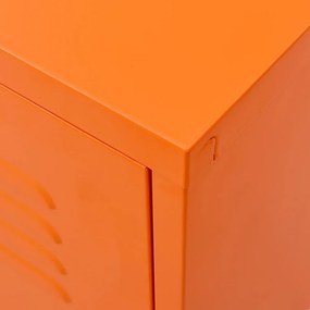 narancssárga acél TV-szekrény 105 x 35 x 50 cm