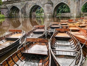 Poszter 40x30cm Evezős csónakok, Assaf Frank