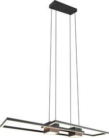 TRIO 347710432 ALBANY Modern Led Függesztett Lámpa Fekete LED IP20