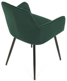 Zöld Bársony Étkezőszék. DCH-215 GRN4