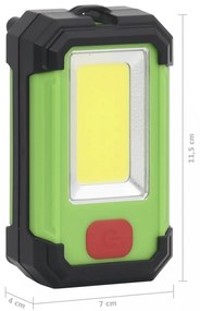 hideg fehér fényű hordozható napelemes LED-es reflektor 7 W