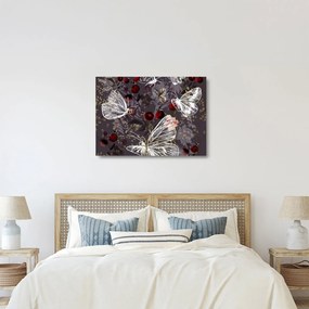 Pillangók képe (üvegen) (70x50 cm)