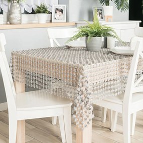 Lumina Abrosz gipszkarton, szürke 005 lurex, 140x220cm