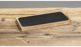 WENKO 55103100 - Vágódeszka BLACK OUTDOOR KITCHEN 30x15 cm barna/szürke