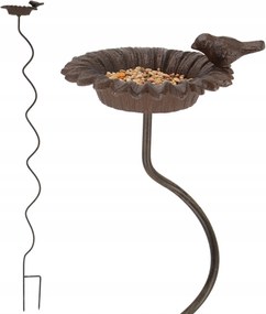 Magas Madár Itató kád beszúrható itató Dekoratív öntöttvas