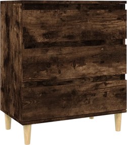 vidaXL füstös tölgy színű szerelt fa tálalószekrény 60 x 35 x 70 cm