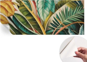 Divatos öntapadós fali tapéta Egzotikus levelek 250x104 cm