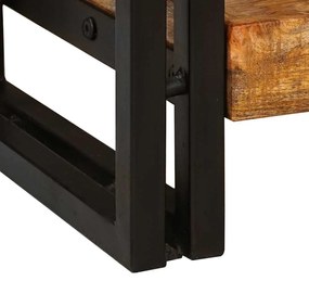 Konzolasztalok 2 pcs Barna 160 x 33 x 75 cm Tömör Mangófa