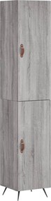 vidaXL szürke sonoma szerelt fa magasszekrény 34,5 x 34 x 180 cm