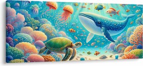 Kép - A világ a víz alatt (120x50 cm)