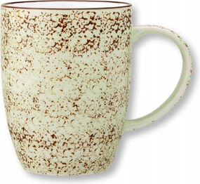 Kávés és teás bögre pisztácia porcelán nagy Wilmax 460 ml