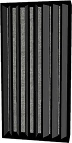 Flexi akusztikai diffúzor – állítható lamellákkal, előszerelt kivitelben - fehér , 104x60x18cm Csomagolás nélkül, személyes átvétel.