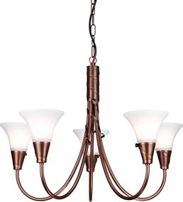 Elstead Lighting EMILY EM5-COPPER Csillár 5x60W/E14