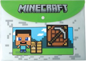 Minecraft Chibi A/4 irattartó tasak