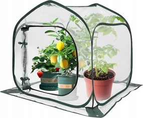 Mini ĂveghĂĄz TĂ©li 80Ă80Ă80 cm â Zöld Fagy, SzĂ©l VĂ©delem