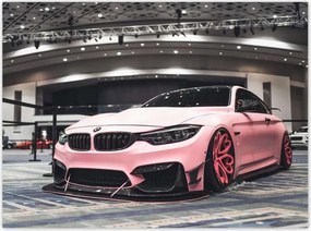 Poszterek 135x100 Rózsaszín Bmw Autó