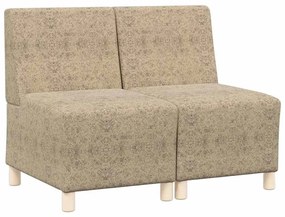 Fotel 2 pcs Világosszürke 55 x 74 x 82 cm Műbőr velúr