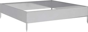 vidaXL horganyzott acél kerti magaságyás 100 x 100 x 26 cm