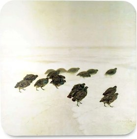 Bögrealátét Fogoly a hóban József Attila