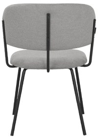 Szürke étkezőszék szett 2 db-os Claudia – Støraa