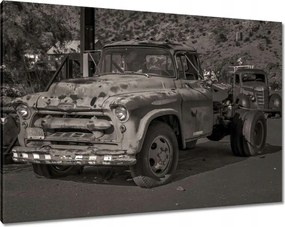 Våszonkép 100x70 Amerikai teherautó