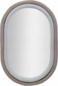 Falra Akasztható Tükör Ovális Velúr Keret 60x90 Fali Tükör