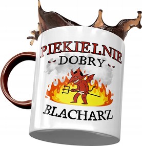 Bordó Bögre A Bádogosnak Pokolian Jó Nyomtatott Fotóval