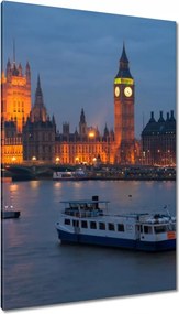 Vászonkép 80x120 Westminster-palota Éjszaka