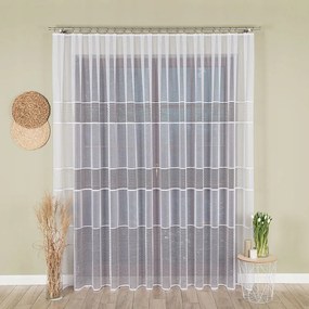 Függöny méteráru jacquard csíkos modern 4564 áttört 250cm ifjúsági