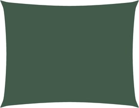 vidaXL sötétzöld téglalap alakú oxford-szövet napvitorla 2,5 x 3,5 m