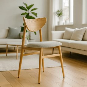 Tölgy/Szürke Étkezőszék BRAGA