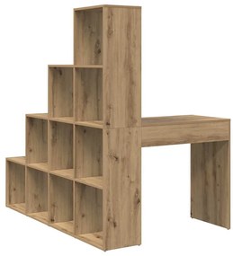 Sarokíróasztal kézműves tölgy 101,5 x 149,5 x 149,5 cm Faanyag