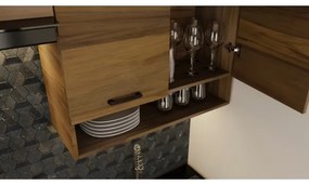 JUNE 180 cm-es konyhabútor, tölgy