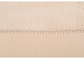 Elefántcsont színű mikroplüss takaró 150x200 cm Tomo – Tiseco Home Studio