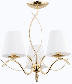 Csillár rúdon MONZA 3xE14/10W/230V arany