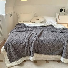 Meleg bárány takaró Homa REDDEA GREY