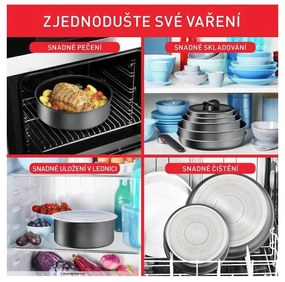 Alumínium edény készlet 20 db-os Ingenio Daily Chef On – Tefal