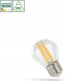 Cog Led izzó Golyó 6W E27 1800K WOJ+14653 Spectrum