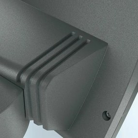 Steinel 012076 - Kültéri lámpa mozgásérzékelős XLED curved LED/10,5W/230V IP44