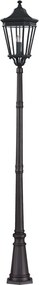 Feiss COTSWOLD LANE FE-COTSLN5-L-BK Utcai lámpa 3x60W/E14 IP44