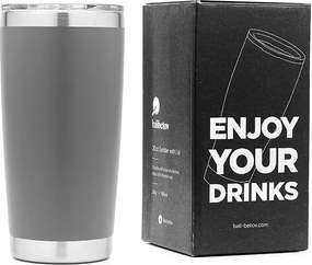 Thermo Bögre 590 ML Szürke Balibetov Rozsdamentes Acél