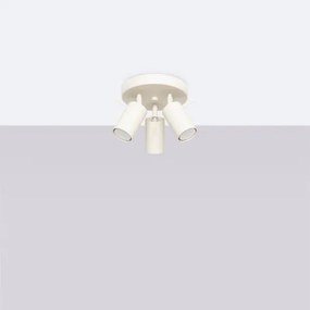 Sollux SL.1497 - Spotlámpa RING 3xGU10/10W/230V krémes