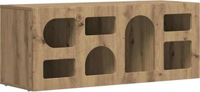 vidaXL TV szekrény Artisan tölgy 100 x 35 x 40 cm Faanyag