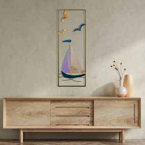 Port fém fali dekoráció, 32×5 cm – TR279ENZ2575