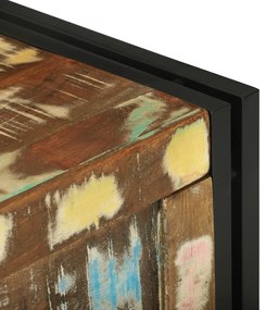 Tárolódoboz 60 x 40 x 41 cm Tömör újrahasznosított fa