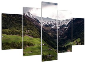 Kép - Völgy a hegyek alatt (150x105 cm)