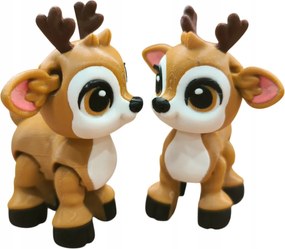 Mozgatható Rénszarvas Figura Rénszarvas Karácsonyi Dekoráció Mikulás Ajándék